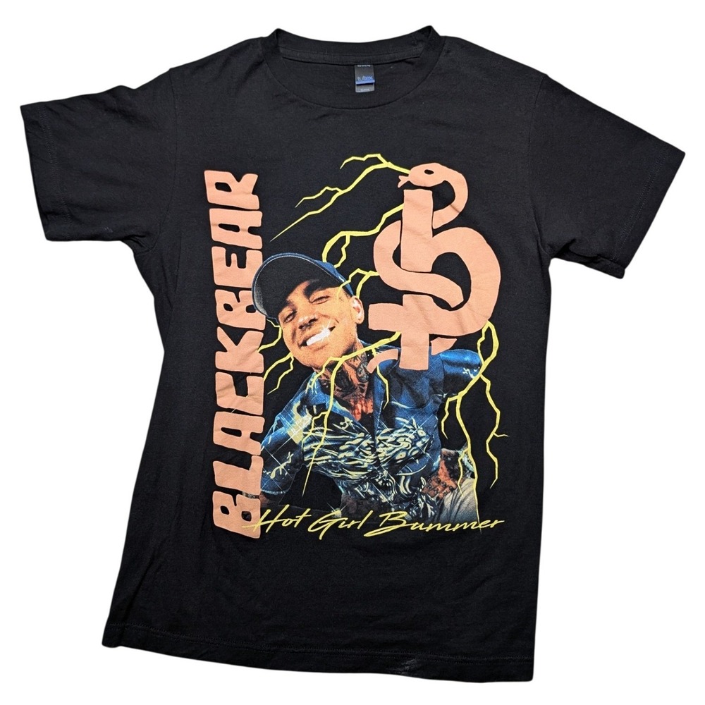 Tultex Blackbear Men's Small Black Graphic Tee Shirt Music Merch Summer